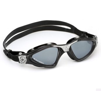 Aqua Sphere Kayenne Swim Goggles with Smoke Lens (Black/Silver)