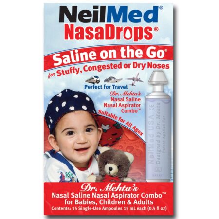 Neil Med NASA Drops Saline Vials, 15 Single-Use Ampoules, 0.5 Fl Oz - Image 3
