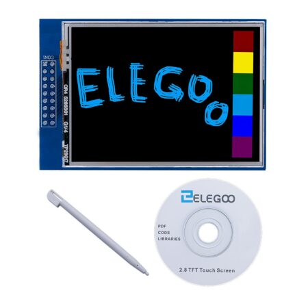 ELEGOO UNO R3 2.8 Inches TFT Touch Screen with SD Card Socket with Technical Data for Ardu