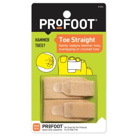 PROFOOT Toe Straight Hammertoe Wrap, Toe Straightener to Realign Overlapping or Crooked To