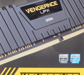 Corsair Vengeance LPX 16GB (2x8GB) DDR4 DRAM 3200MHz C16 Desktop Memory Kit – Black (CMK16