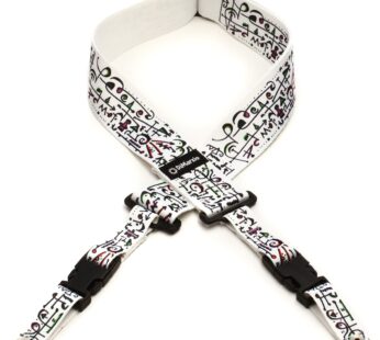 DiMarzio DD2242 – Steve Vai Cliplock Guitar Strap – Art Edition – White,1.5x15x12.02