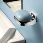 Moen Donnor Collection Chrome 6.25-Inch Diameter Wall Mount Contemporary Bathroom Hand-Tow - Image 4