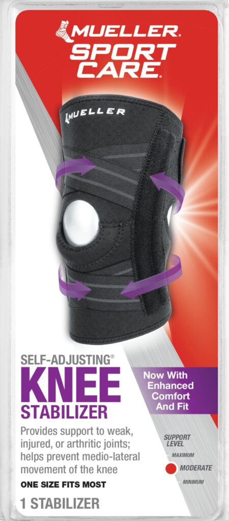 MUELLER Sports Medicine Self Adjusting Adult Knee Support Braces for Knee Pain with Side S - Image 4