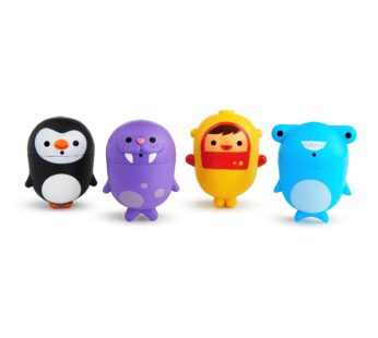 Munchkin  CleanSqueeze  Mold Free Baby and Toddler Bath Toy Squirts, 4 Piece Set