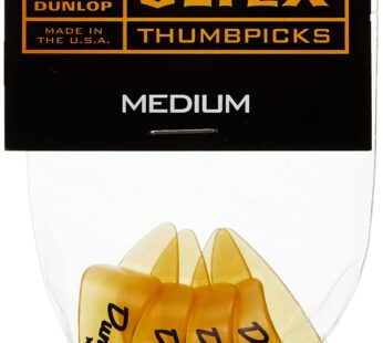 JIM DUNLOP 9072P Ultex  Thumbpicks, Medium, 4/Player’s Pack