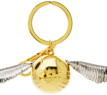 Monogram International Harry Potter Pewter Key Ring: Golden Snitch
