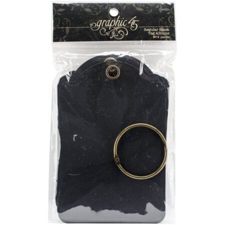 Graphic 45 Tag Album, Regular, Black
