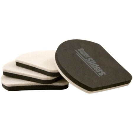 Super Sliders 5" Slide & Hide Reusable Furniture for Hard Surfaces - Effortless Moving and
