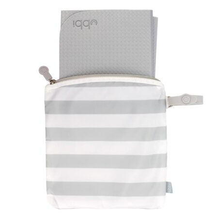 Ubbi On-the-Go Changing Mat with Carrying Bag, Soft and Comfortable Diaper Bag Accessory M