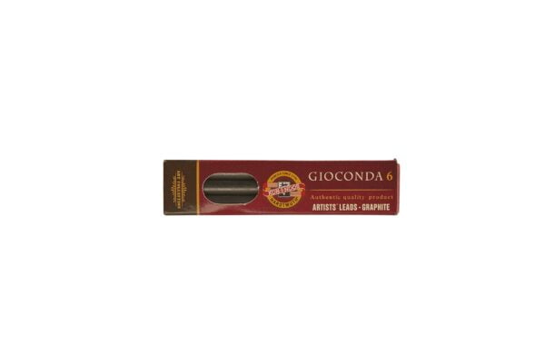 Koh-i-Noor Hardtmuth Graphite Leads for Lead Holders, 4B Degree, 5.6mm x 80mm Lead, Box of