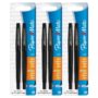 Paper Mate Flair Porous Felt Tip Pens, Medium Point, Black Ink (6 Count)