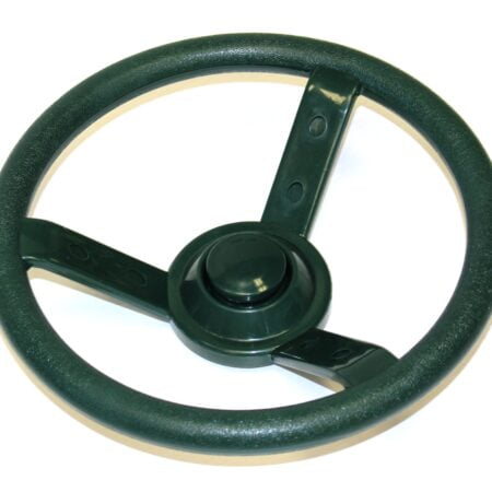 Green Plastic Steering Wheel Swing Set Accessory for Wood Backyard Play Set - Image 2