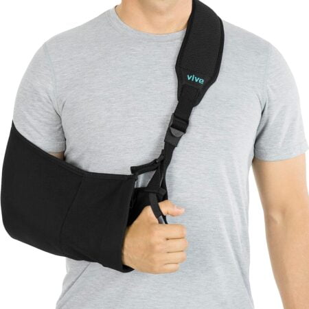 Vive Arm Sling Shoulder Immobilizer for Left or Right Arm - Comfortable Relief for Shoulde - Image 2