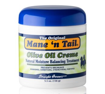 Mane ‘n Tail Olive Oil Creme NATURAL MOISTURE BALANCING TREATMENT 5.5 Ounce