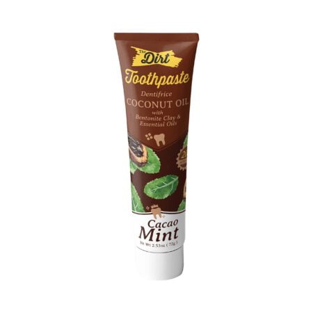 THE DIRT Coconut Oil Toothpaste - Fluoride & Gluten Free - Natural Oral Care for a Refresh