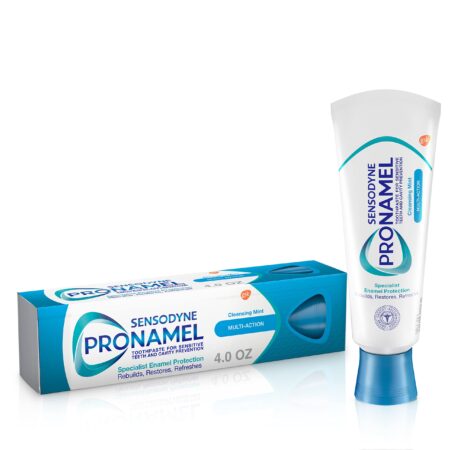 Sensodyne Pronamel Multi-Action Enamel Toothpaste for Sensitive Teeth, to Reharden and Str