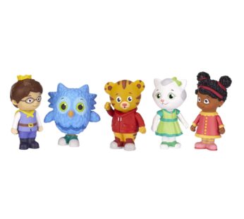 Daniel Tiger’s Neighborhood Friends Figures Set, Multicolor (25014-TT)