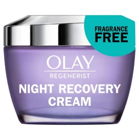 Olay Regenerist Night Recovery Cream Face Moisturizer, Fragrance Free, 1.7 oz - Image 2