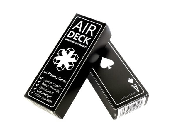 Air Deck Travel Playing Cards - Black