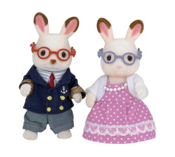 Calico Critters Hopscotch Rabbit Grandparents – Adorable Figurines to Expand Your Calico C