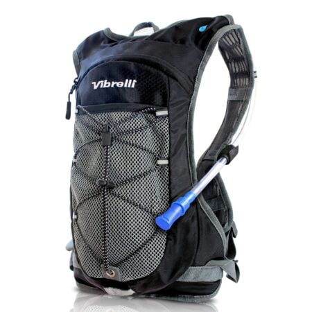 Vibrelli Hydration Pack & 2L Hydration Water Bladder - High Flow Bite Valve - Hydration Ba