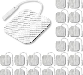 Syrtenty TENS Unit Pads 2″X2″ 3rd Gen Reusable Latex-Free Replacement Pads Electrode Pads