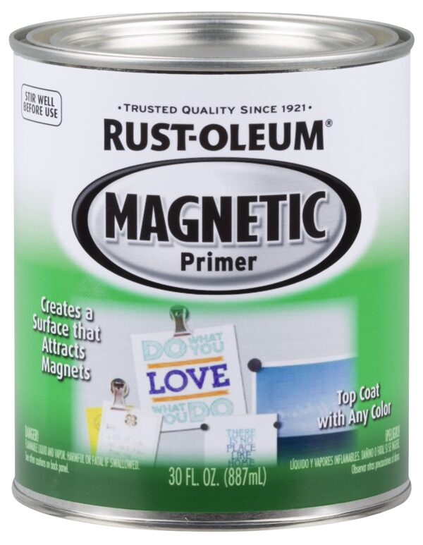 Rust-Oleum 247596 Magnetic Primer, 30 oz, Black