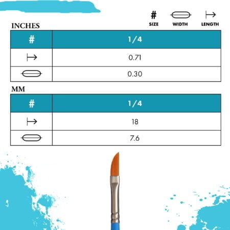 Princeton Select Artiste, Series 3750, Paint Brush for Acrylic, Watercolor and Oil, Dagger - Image 3