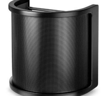Pop Filter,PEMOTech [Upgraded Three Layers] Metal Mesh & Foam & Etamine Layer Microphone W