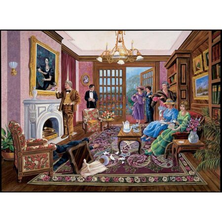 Bits and Pieces - 1000 Piece Murder Mystery Puzzle - Murder at Bedford Manor by Artist Gen - Image 2