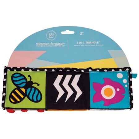 Manhattan Toy Wimmer-Ferguson Double Sided 3-in-1 Triangle Play and Pat Activity Mat - Image 3