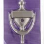 Hillman 852725 Satin Door Knocker, 7", Nickel with Viewer