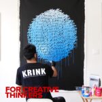 Krink K-60 Black Paint Marker - Vibrant and Opaque Fine Art Graffiti Markers for Canvas Me - Image 6