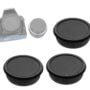 (3-Pack) Rear Lens Cap for Pentax K Mount, PK Lens Cap, Kmount Lens Rear Cover, PK Camera