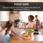 HOPE'S 100% Pure Tung Oil, Food Safe, Premium Waterproof Natural Wood Finish and Sealer for Indoor and Outdoor Projects, 32 Fl Oz, 1 Pack - Image 4