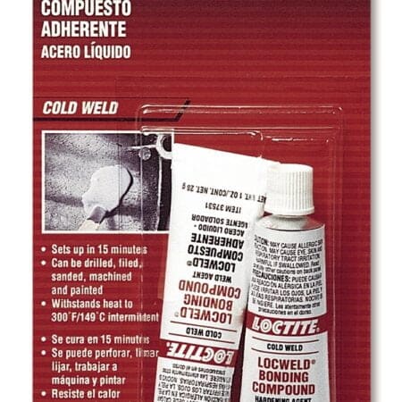Loctite EA 9153 LocWeld, Two-Part Cold Weld Epoxy Adhesive: Heavy Duty, High-Strength, Hig - Image 2