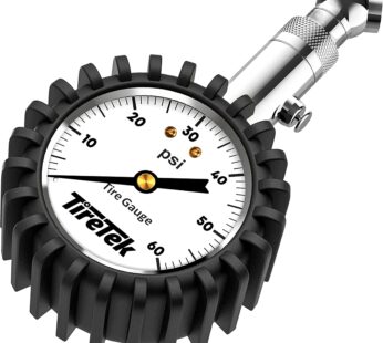 TIRETEK Tire Pressure Gauge for Cars (0-60 PSI) – Tire Gauge for Tire Pressure – Best Fath