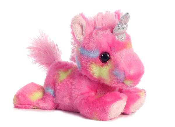 Aurora  Vibrant Bright Fancies  Jellyroll Unicorn  Stuffed Animal - Eye-Catching Fun - Del