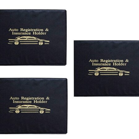 Sterling Set of 3 Auto Car Registration Insurance Holder Wallet - Image 2