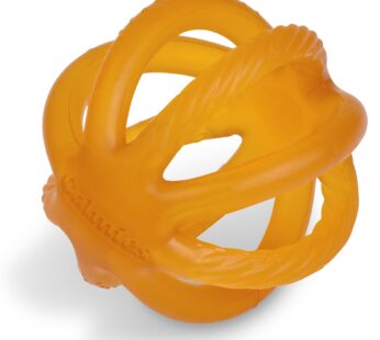 Calmies Teether for Babies Without BPA, 100 Percent Natural Rubber Toy for Infants, Plant