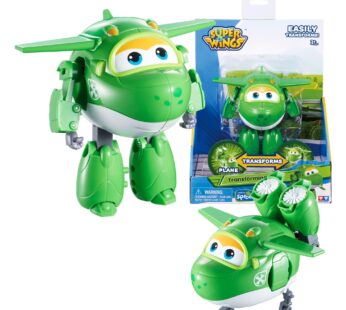 Super Wings – Transforming Mira Toy Airplane Figure | 5″ Scale | Fun Toy for 3 4 5 year ol