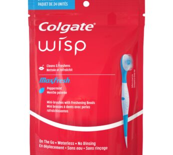 Colgate Wisp Max Fresh Peppermint Mini-Brushes, 24 count