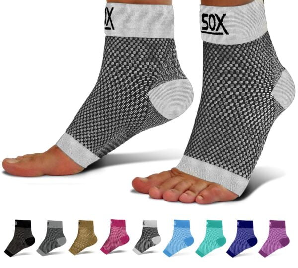 SB SOX Plantar Fasciitis Compression Socks for Women & Men - Best Arch Support for All Day