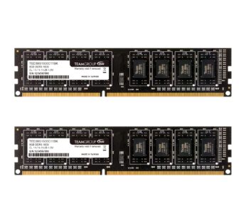 TEAMGROUP Elite DDR3 16GB Kit (2x8GB) 1600MHz (PC3-12800) CL11 Unbuffered Non-ECC 1.5V UDI