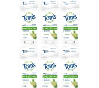 Tom’s of Maine Long-Lasting Aluminum-Free Natural Deodorant for Women, Tea Tree, 2.25 oz.