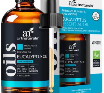 ArtNaturals 100% Pure Eucalyptus Essential Oil – (4.0 Fl Oz / 118ml) – Therapeutic Grade N