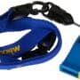 Mikasa Professional Whistle with Lanyard, Small, Blue/Yellow