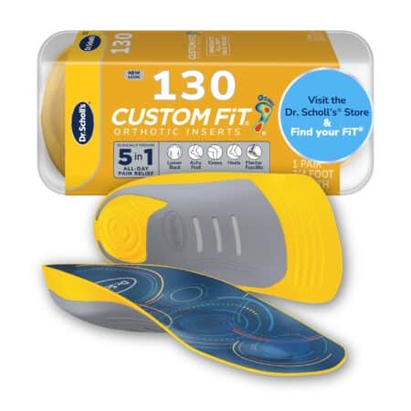 Dr. Scholl s  Custom Fit  Orthotics 3/4 Length Inserts, CF 130, Customized for Your Foot &