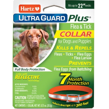 Hartz UltraGuard Plus Flea & Tick Collar for Dogs and Puppies, 7 Month Flea and Tick Preve - Image 2